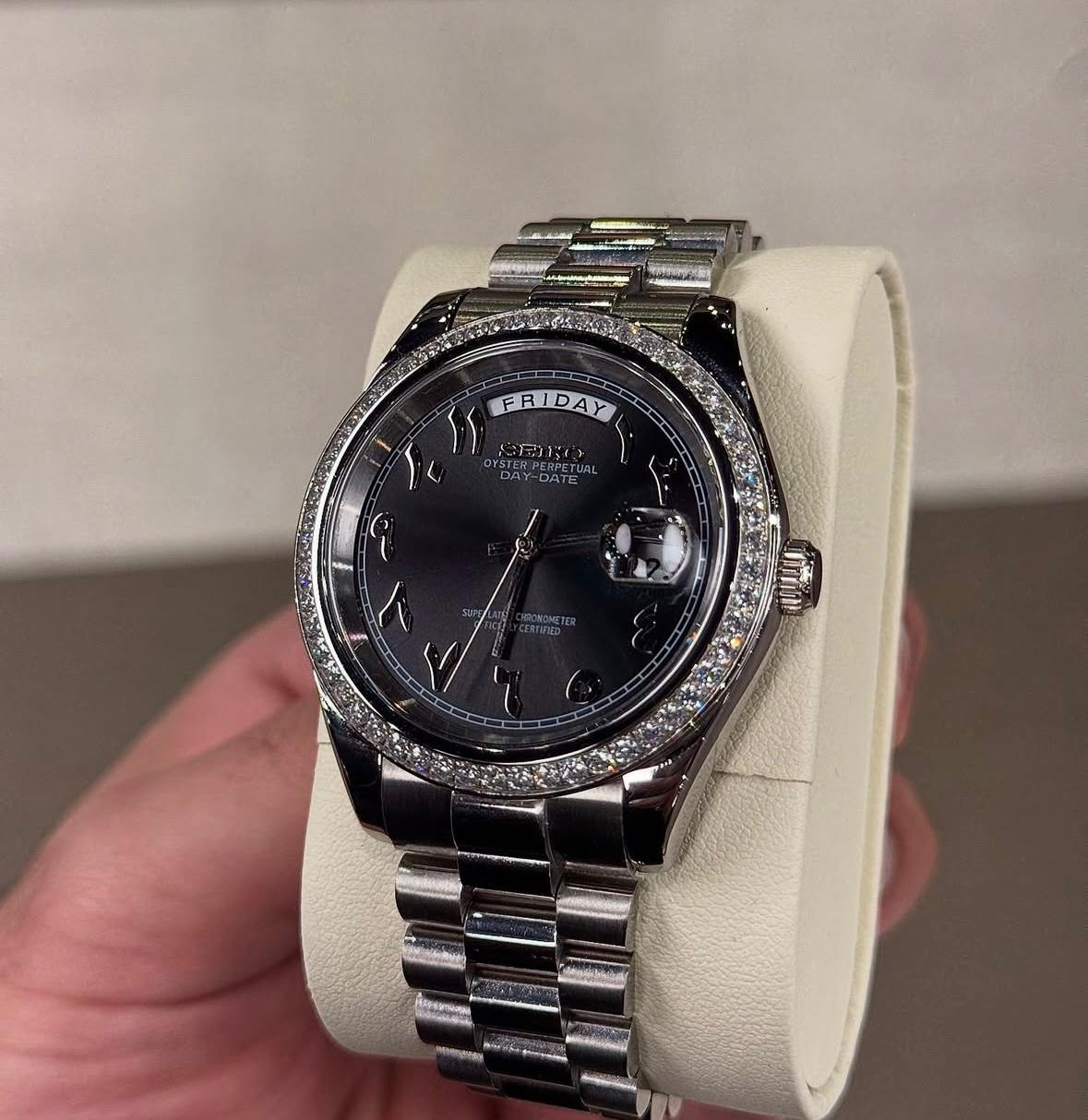 SeikoJust Midnight Arabic Dial