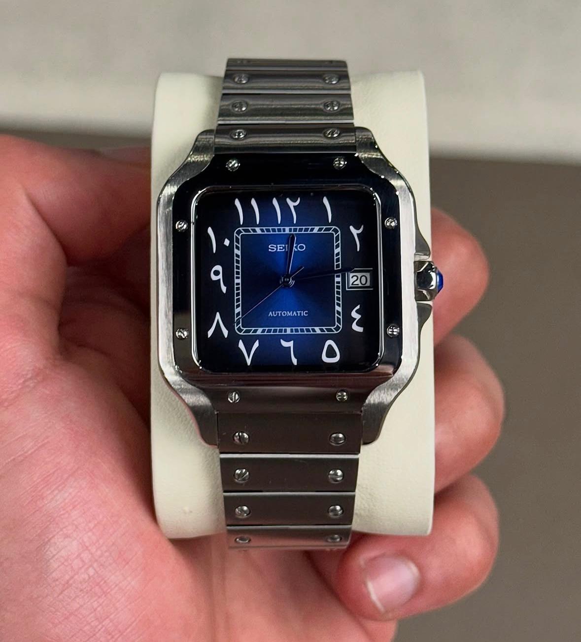 Santos Blue Arabic Dial